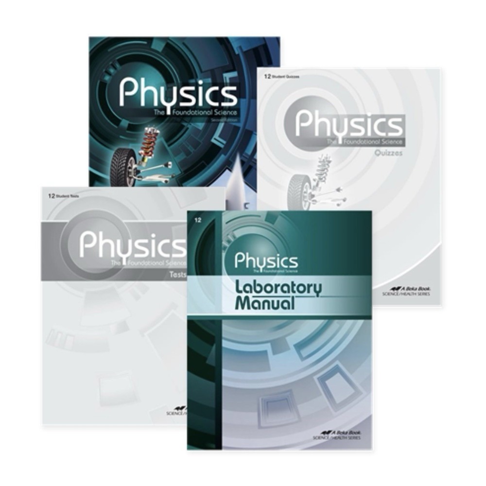 Abeka Physics Foundational Science Grade 12 Student Kit 2nd Edition Set of 4 NWT